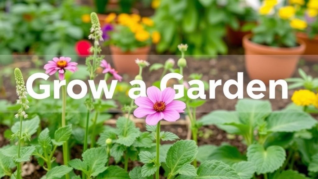 《Grow a Garden》：在Roblox打造你的梦幻花园